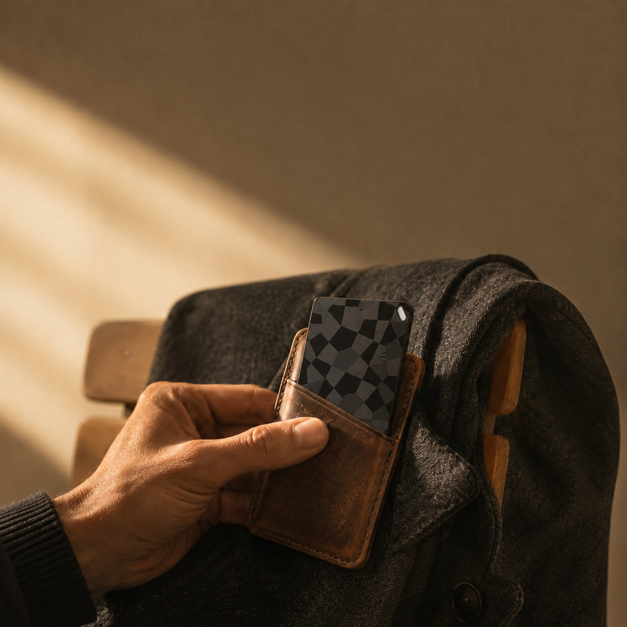Rastri Card in a leather wallet
